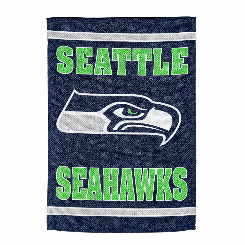 Embossed Suede Flag, GDN Size, Seattle Seahawks, Home, NFL