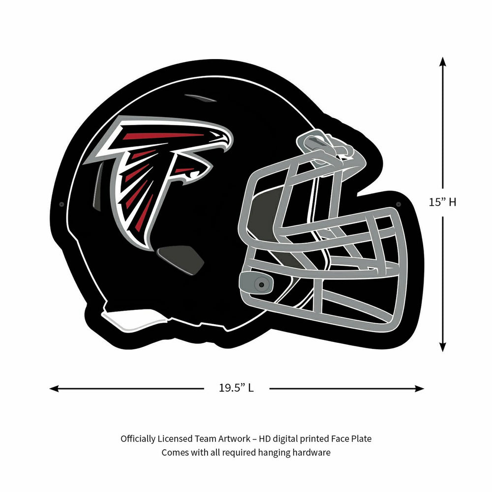 LED Wall Decor, Helmet, Atlanta Falcons, NFL, Home