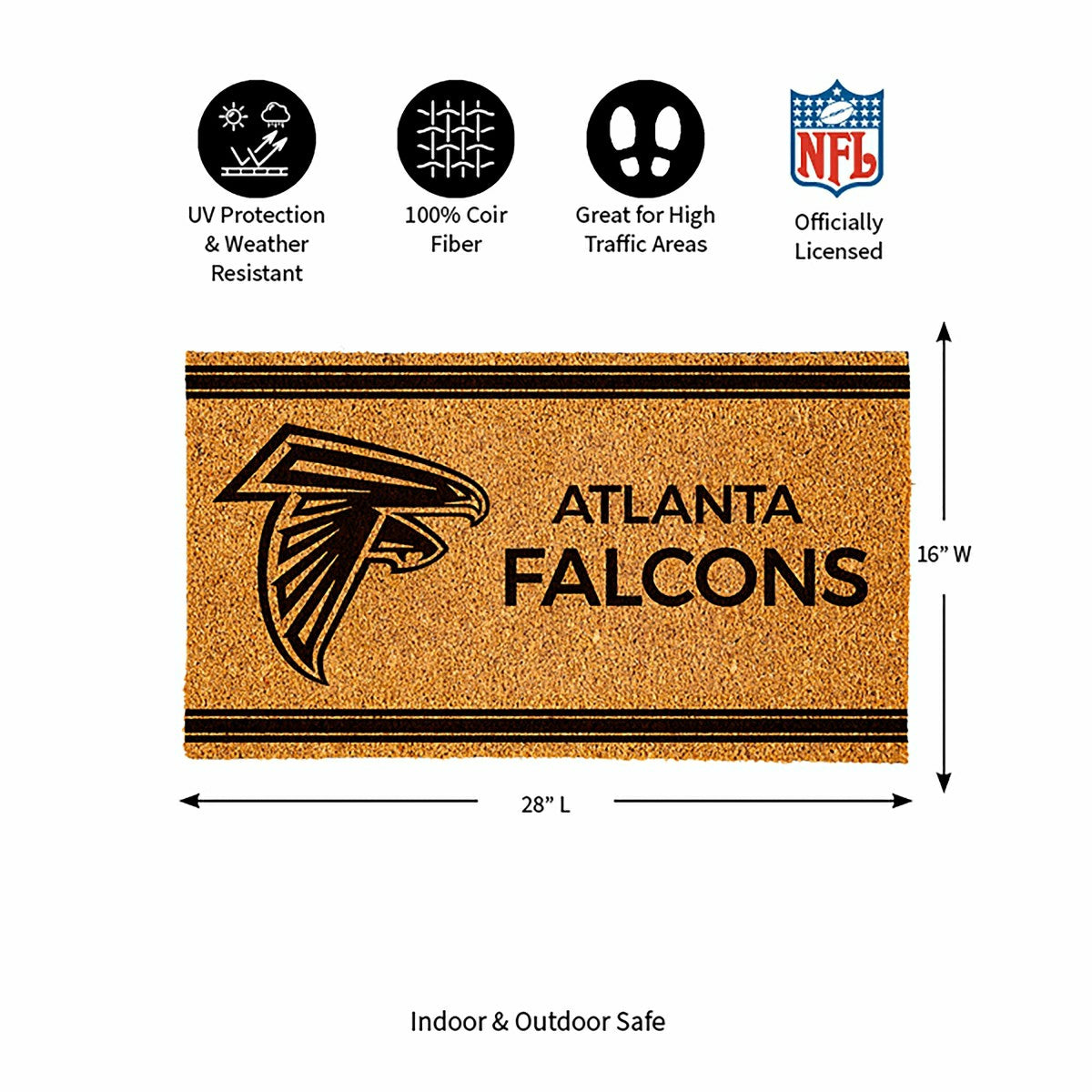 Atlanta Falcons, Coir Mat 1C, NFL