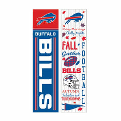 Buffalo Bills 46" Double Sided Leaner, Fall Seasonal, NFL, Home