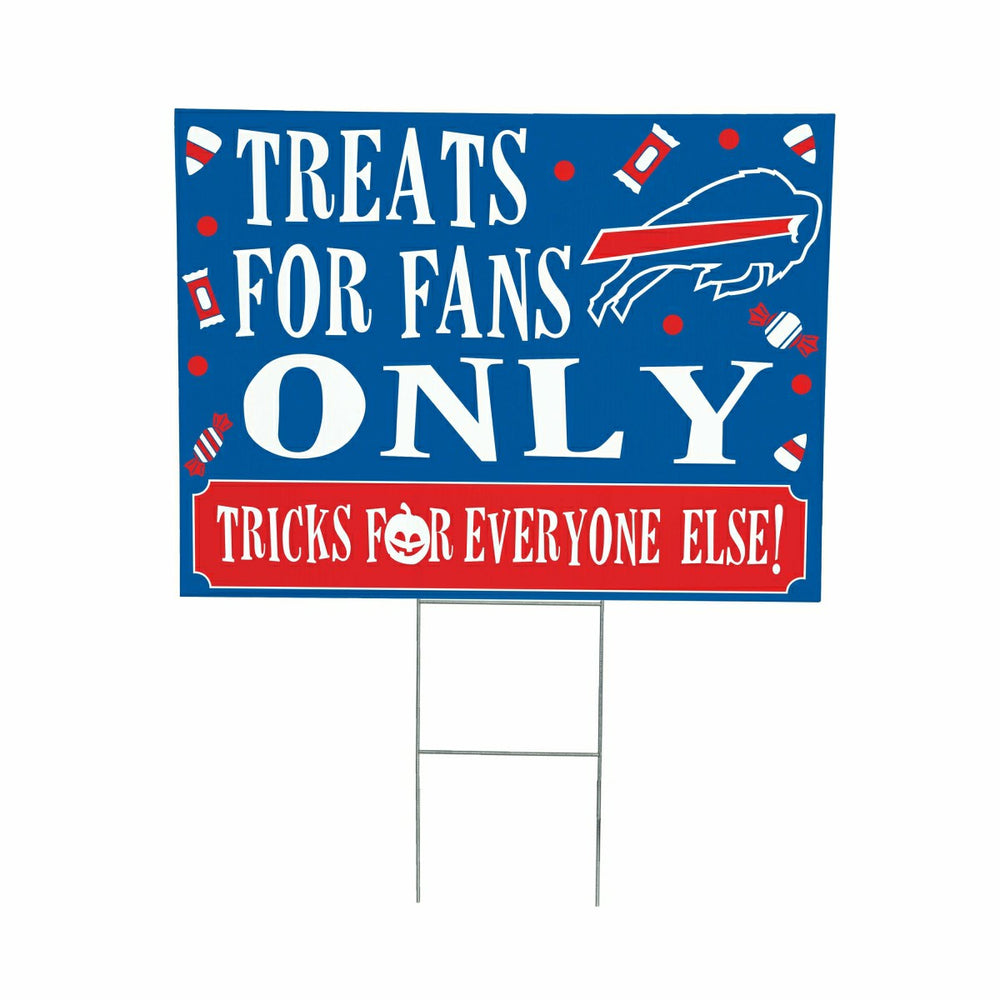 Buffalo Bills Yard Sign, Halloween Treats for Fans, NFL, Home