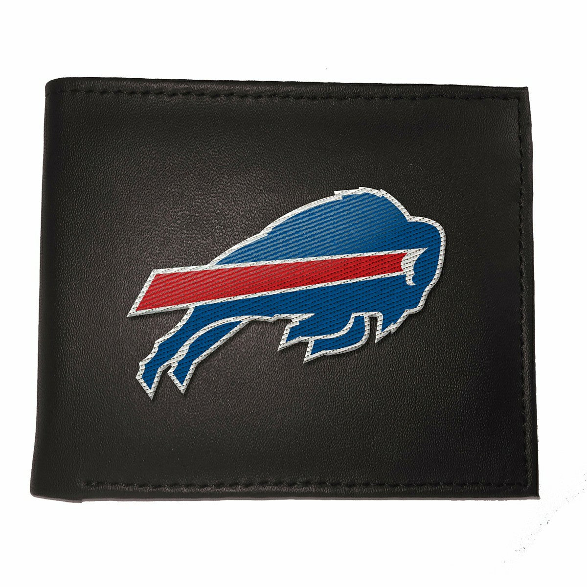 Buffalo Bills Black Bi-Fold Embroidered Wallet w/ RFID Blocking, NFL, Home