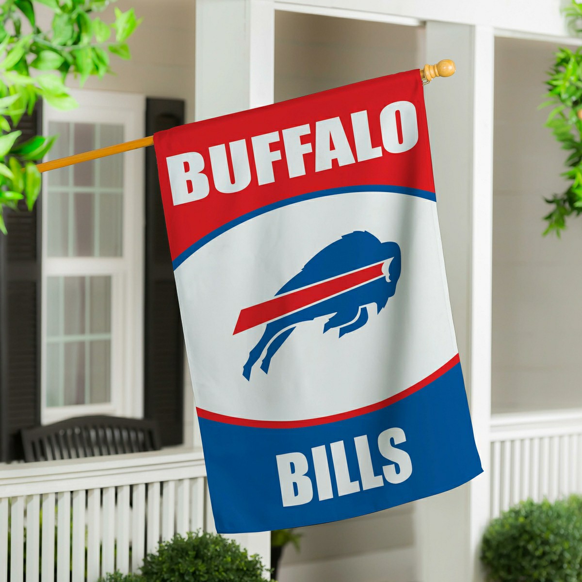 Buffalo Bills Suede House Flag, NFL