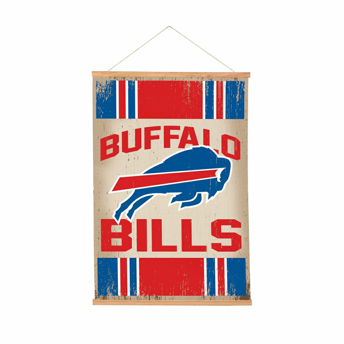 Buffalo Bills, Canvas Wall Tapestry, Medium, 36x24, NFL, Home