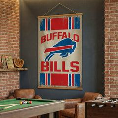Buffalo Bills, Canvas Wall Tapestry, Large, 54x36, NFL, Home