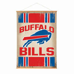 Buffalo Bills, Canvas Wall Tapestry, Large, 54x36, NFL, Home