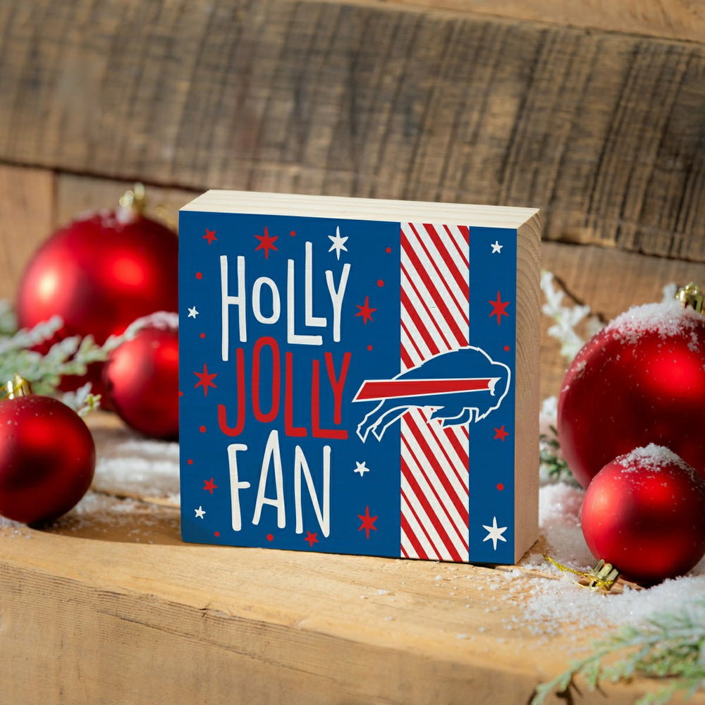 Buffalo Bills Block, Holiday, 6x6, NFL, Home