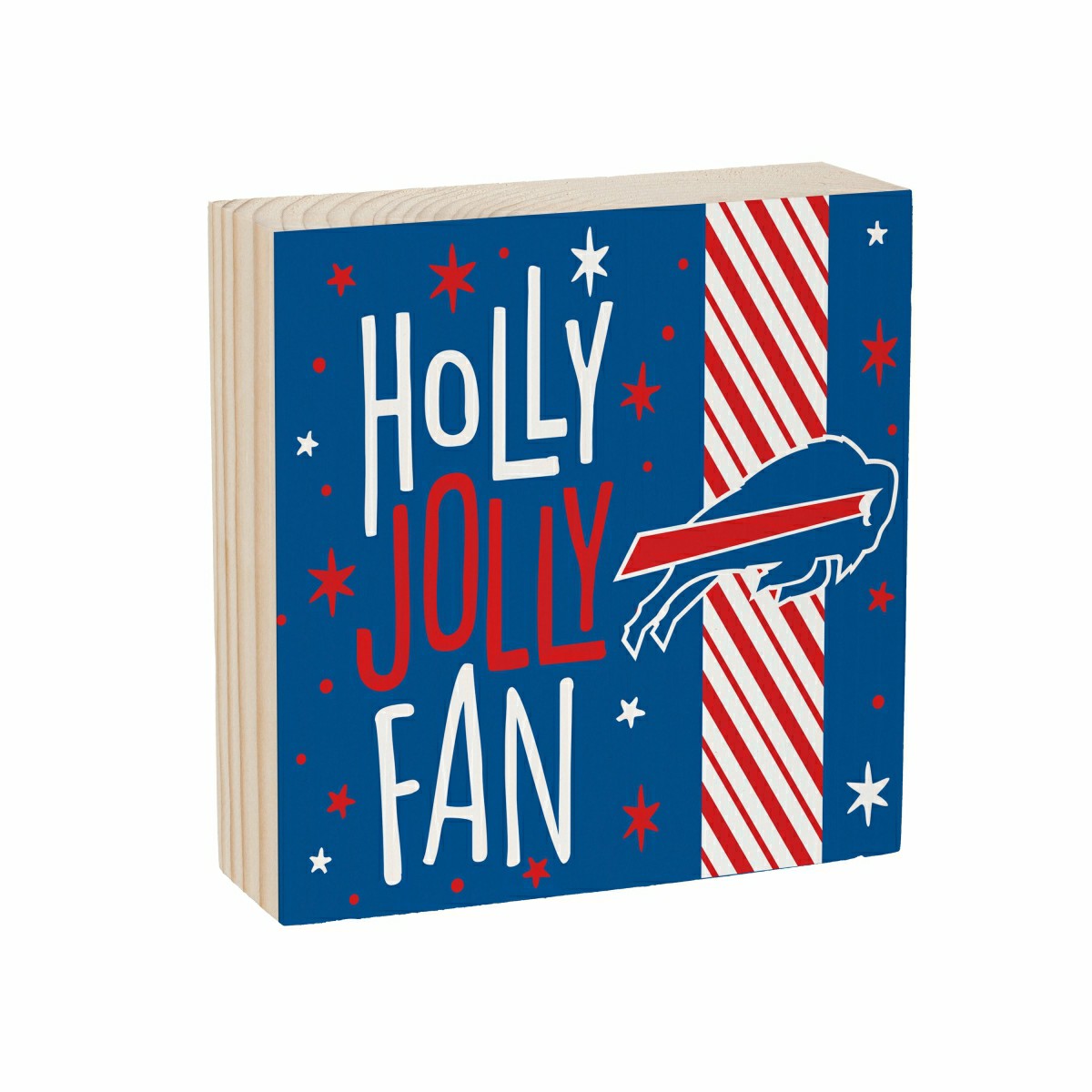 Buffalo Bills Block, Holiday, 6x6, NFL, Home