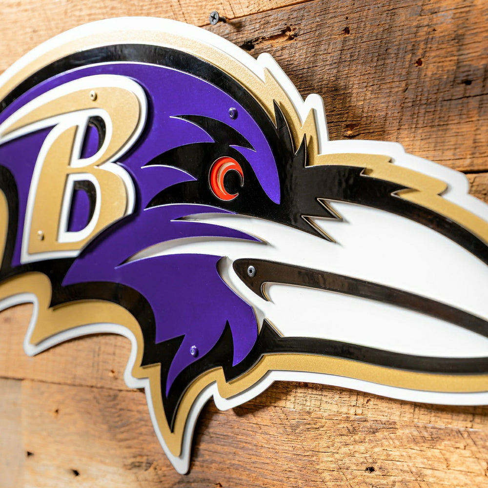 Baltimore Ravens Premier Metal Wall Art, NFL, Home