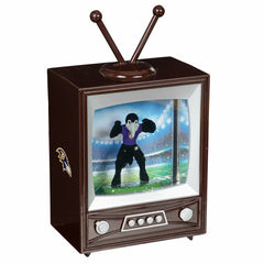 Baltimore Ravens Vintage TV Water Lantern, NFL, Home