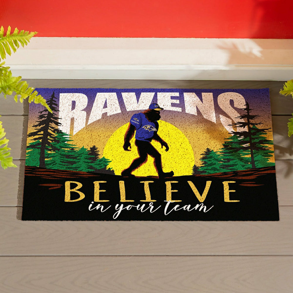 Baltimore Ravens Bigfoot PVC Mat, 28"x16", NFL