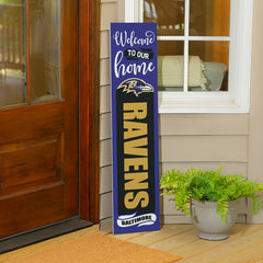 47" Double Sided Leaner, Baltimore Ravens, Halloween, NFL, Home
