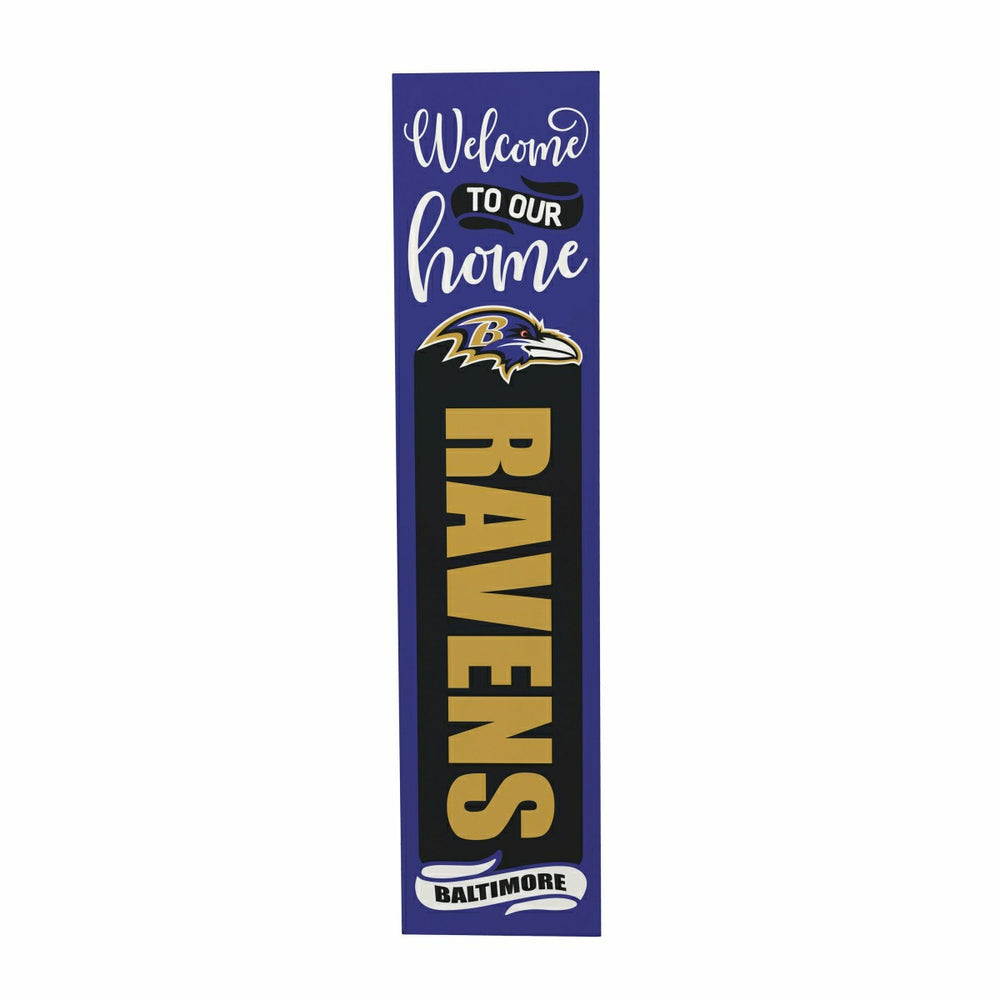 47" Double Sided Leaner, Baltimore Ravens, Halloween, NFL, Home