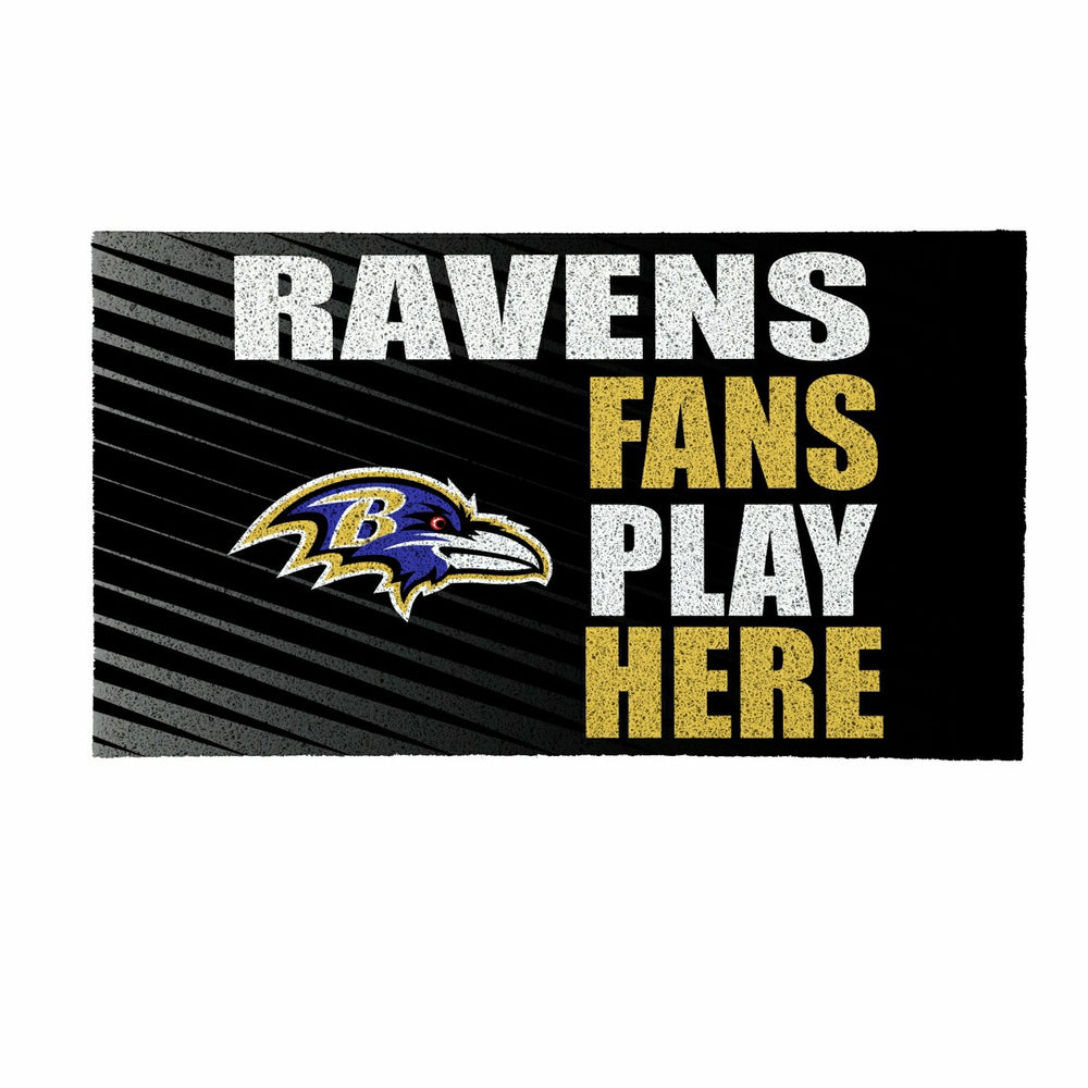 Baltimore Ravens Fan Mat, 28"x16", NFL
