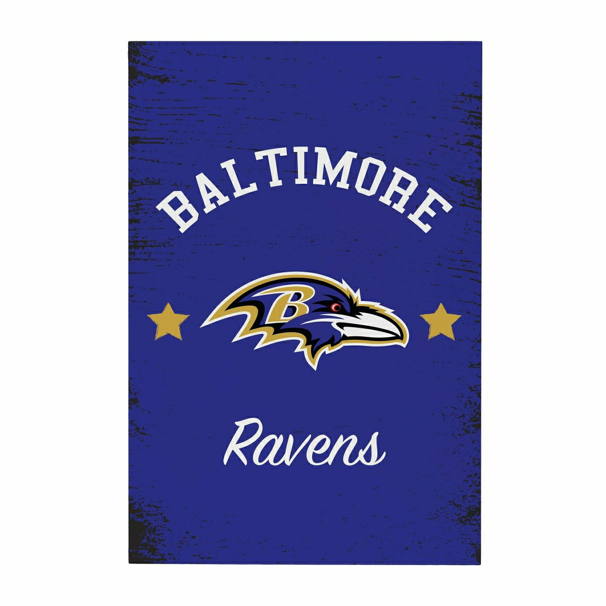 Baltimore Ravens Wood Wall Sign, 16x24, NFL, Home