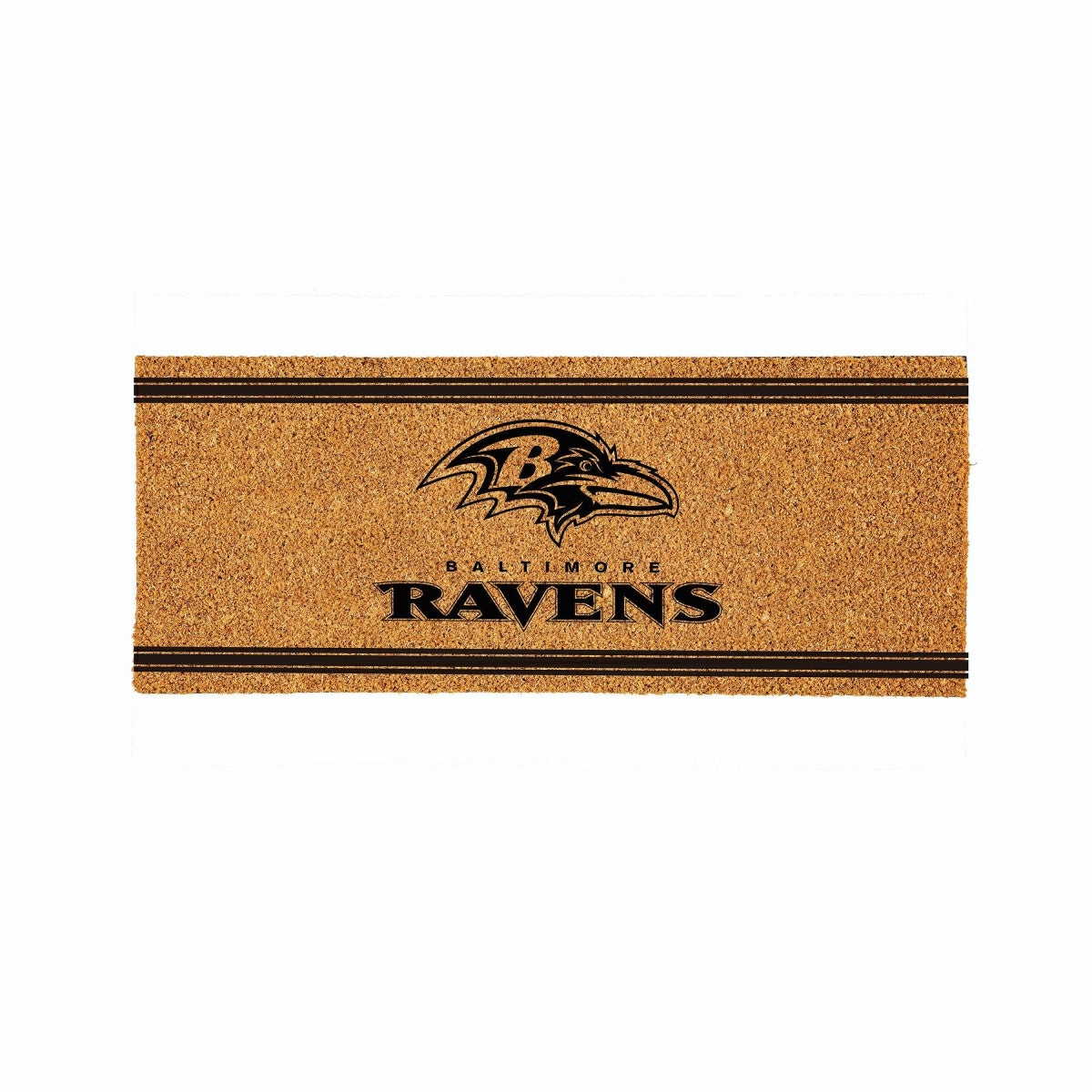 Baltimore Ravens Extra Large One Color Coir Mat, 60"x24", NFL