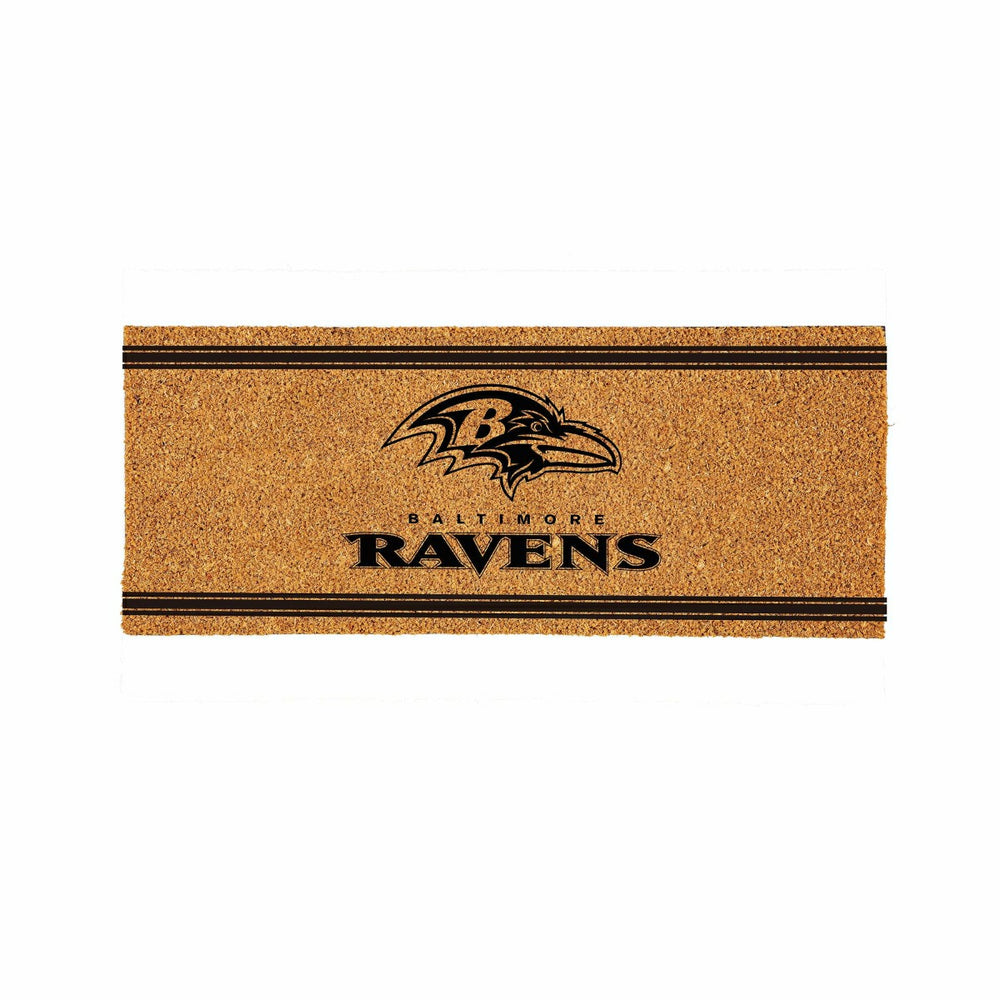 Baltimore Ravens Extra Large One Color Coir Mat, 60"x24", NFL