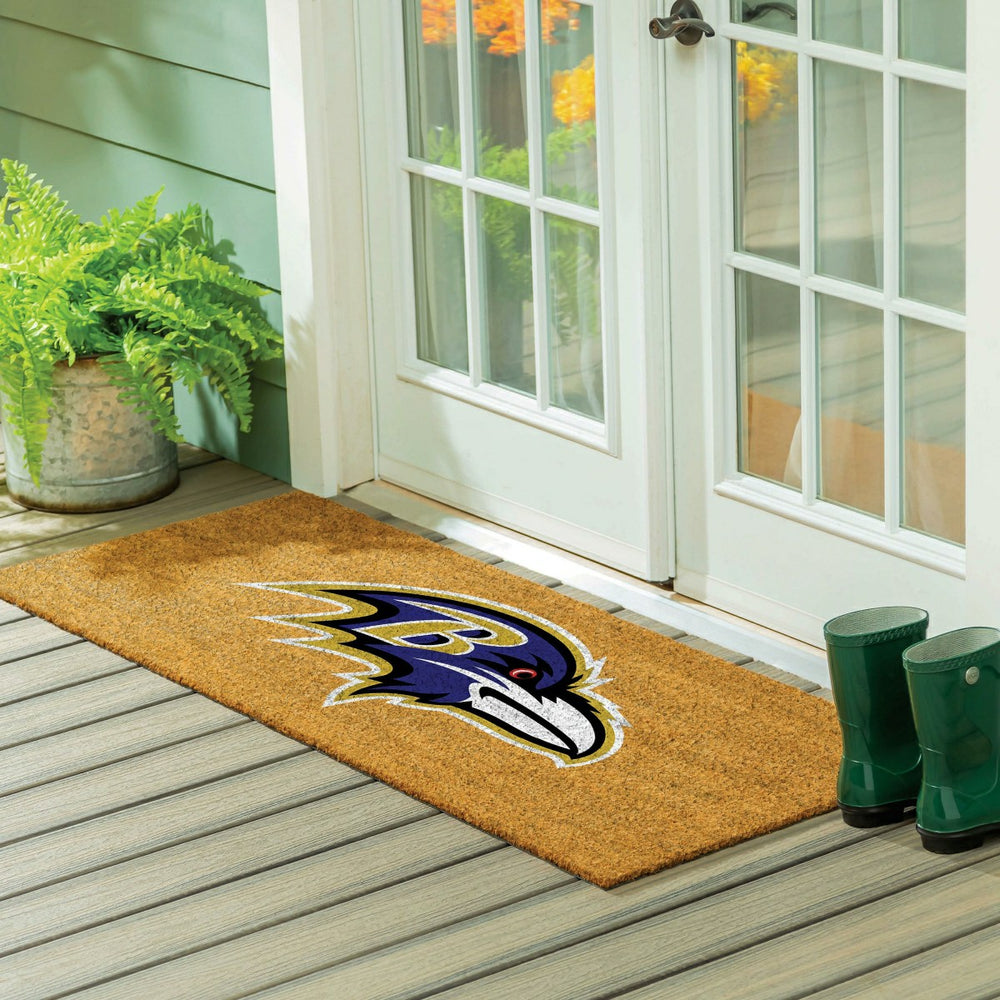 Baltimore Ravens Extra Large Full Color Coir Mat, 60"x24", NFL