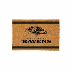 Baltimore Ravens Large One Color Coir Mat, 36"x24", NFL