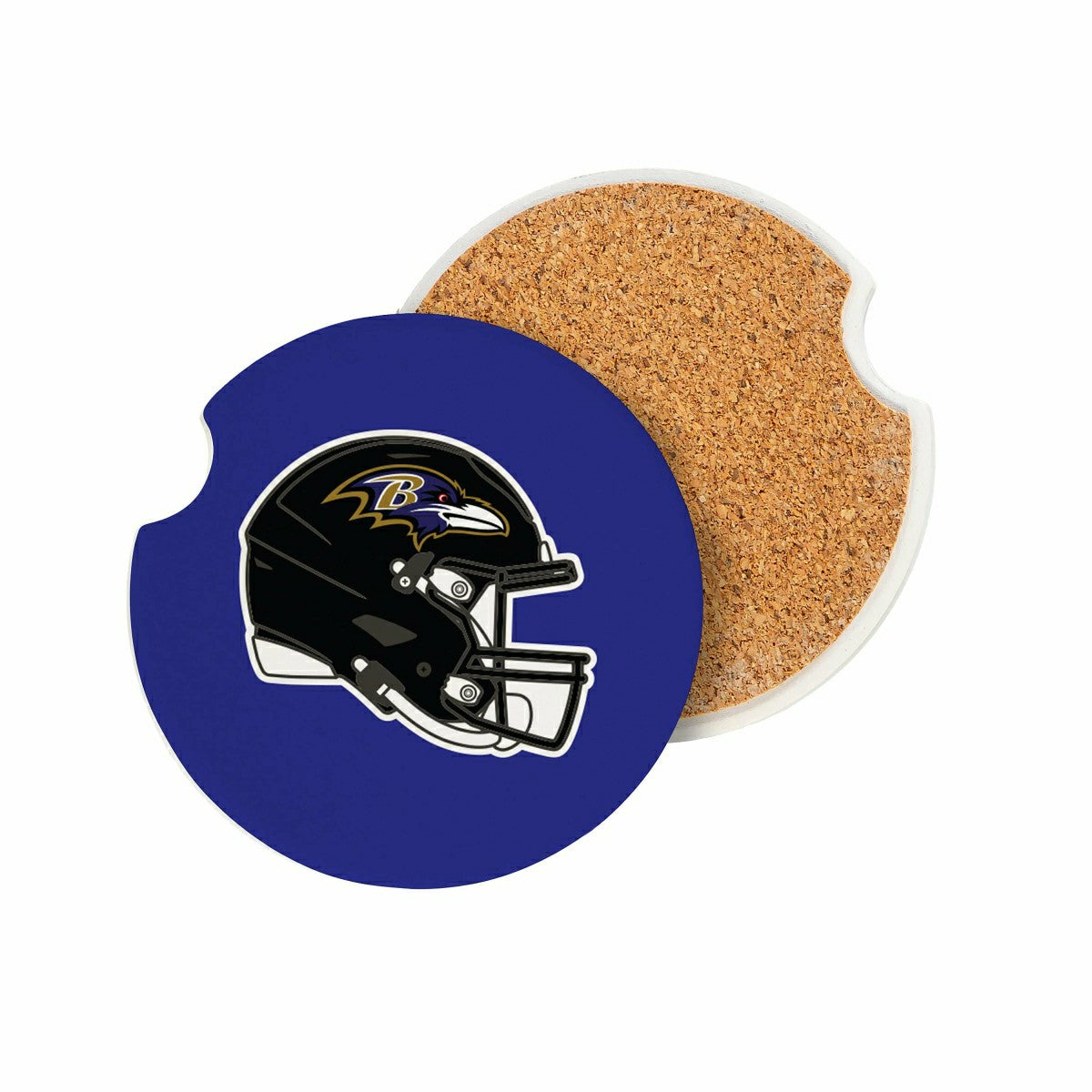 Baltimore Ravens Car Coaster Set, 2pc, NFL