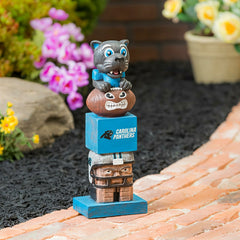 Carolina Panthers Tiki Team Totem Garden Statue, NFL, Home