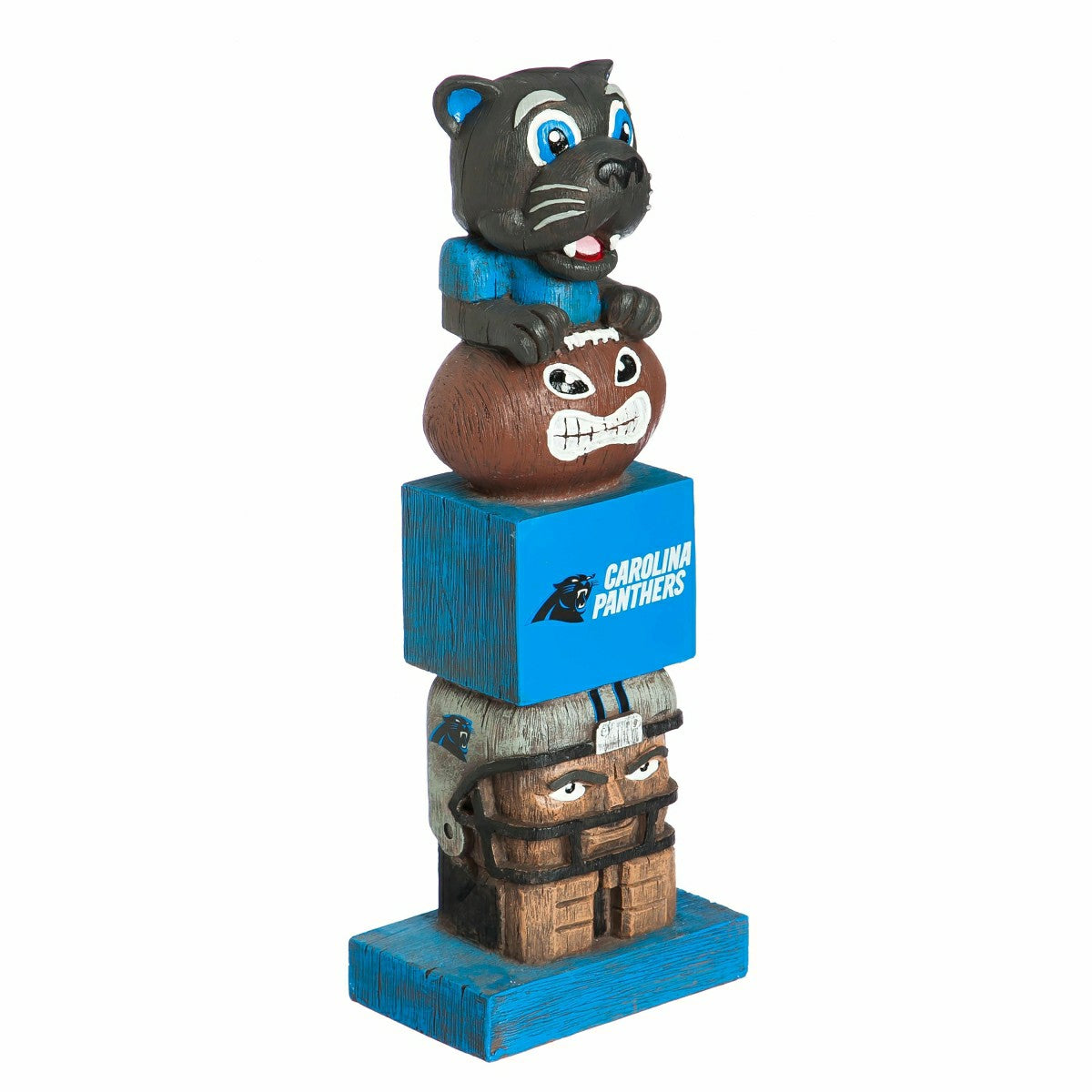 Carolina Panthers Tiki Team Totem Garden Statue, NFL, Home