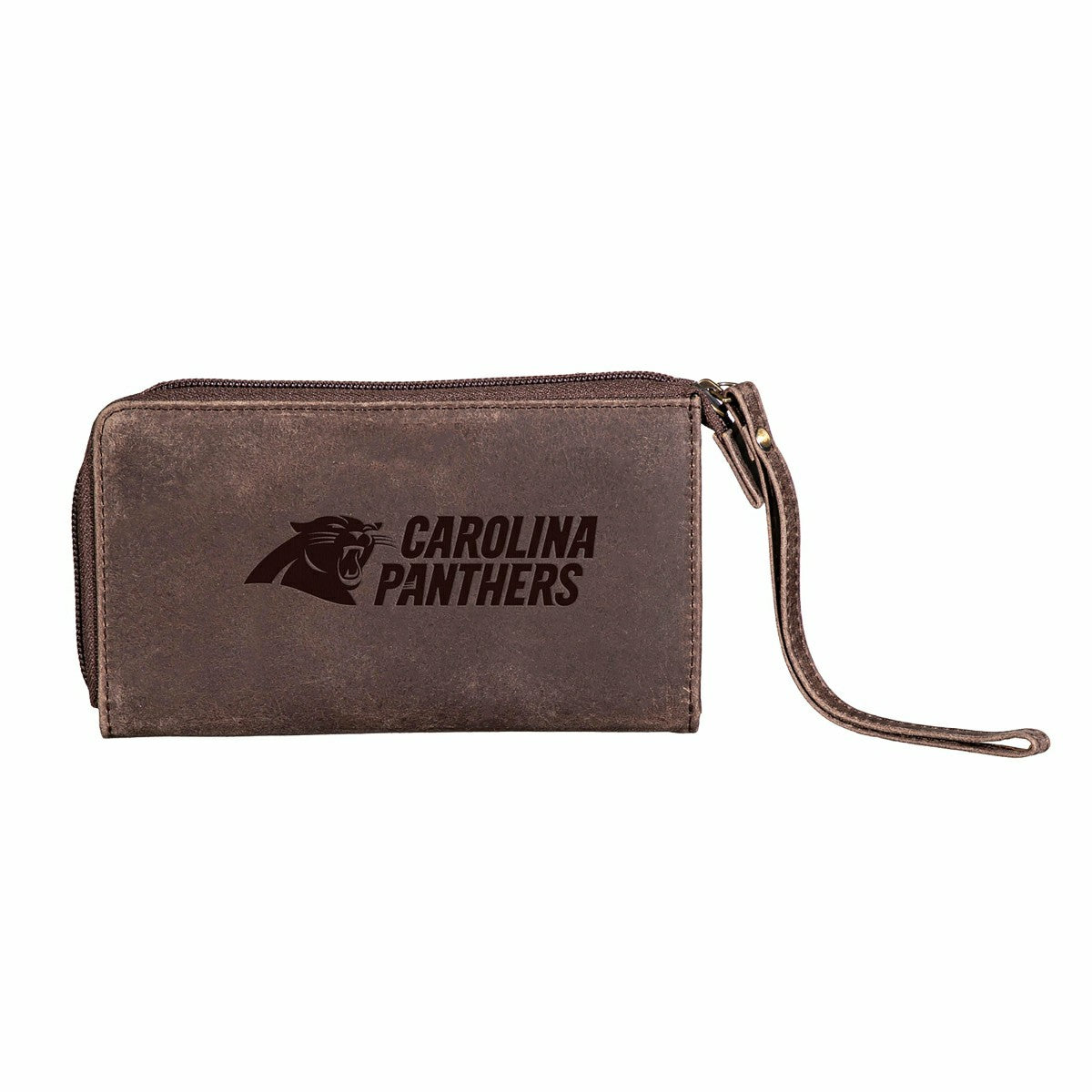 Wristlet Wallet, Brown, Carolina Panthers, NFL, Home