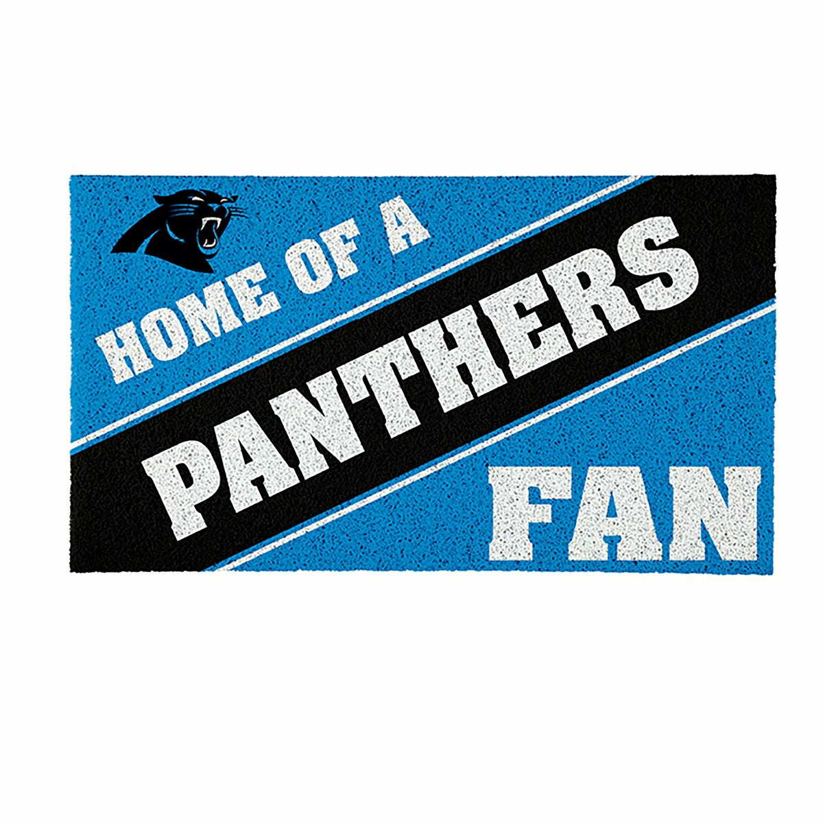 Carolina Panthers, PVC Mat COLOR, Home of a Fan, NFL