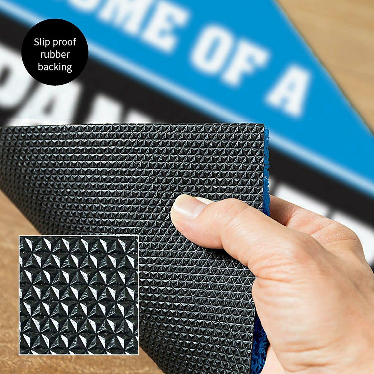 Carolina Panthers, PVC Mat COLOR, Home of a Fan, NFL