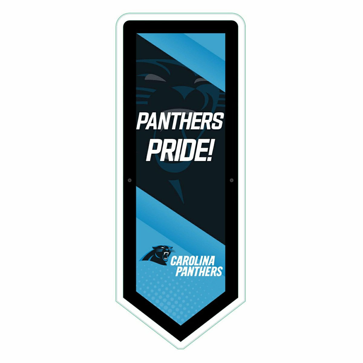 LED Wall Decor, Pennant, Carolina Panthers, NFL, Home