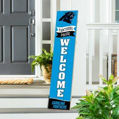 Carolina Panthers Large Single Sided Leaner, 46", NFL, Home