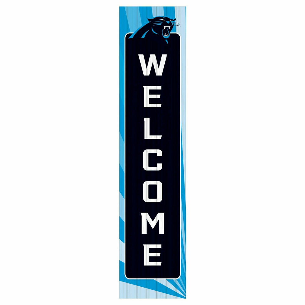 Carolina Panthers Summer Seasonal Single Sided Large Leaner, 46", NFL, Home
