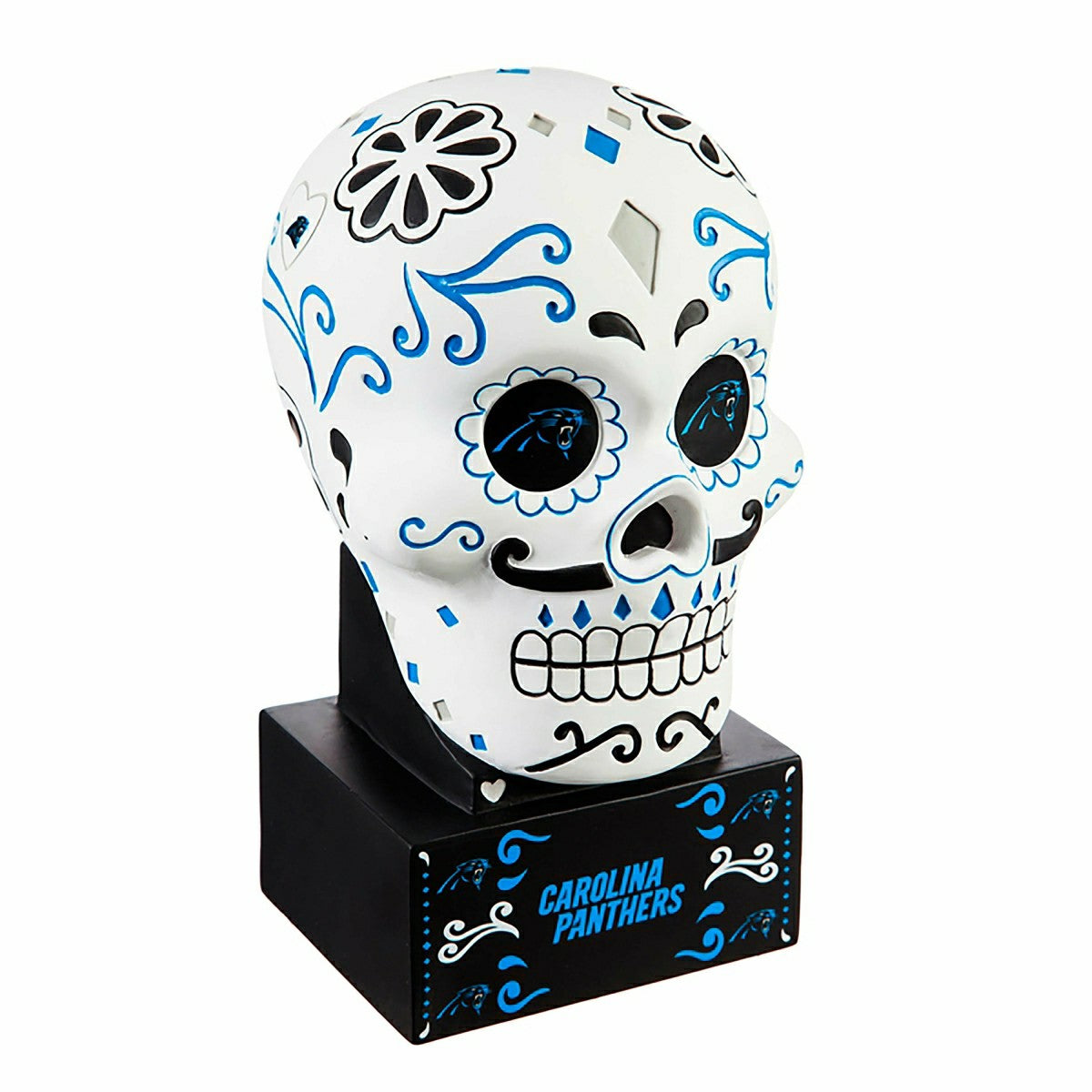Carolina Panthers Sugar Skull Statue, NFL, Home