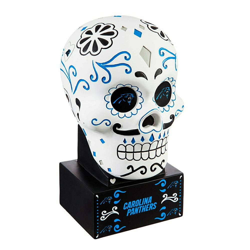 Carolina Panthers Sugar Skull Statue, NFL, Home