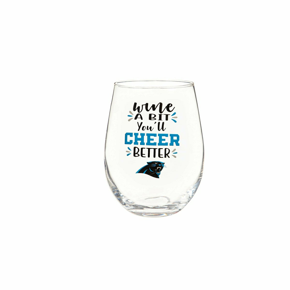 Carolina Panthers, 17oz Boxed Stemless Wine, NFL, Home