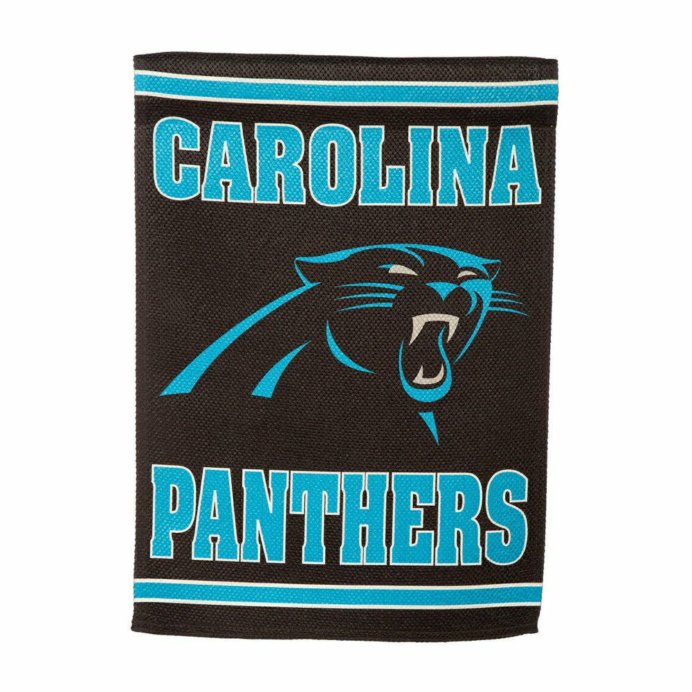Embossed Suede Flag, GDN Size, Carolina Panthers, NFL, Home