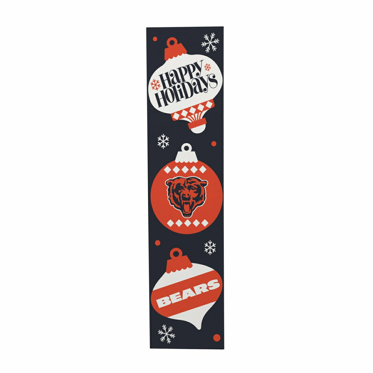 Chicago Bears 47" Double Sided Leaner, Christmas, NFL, Home