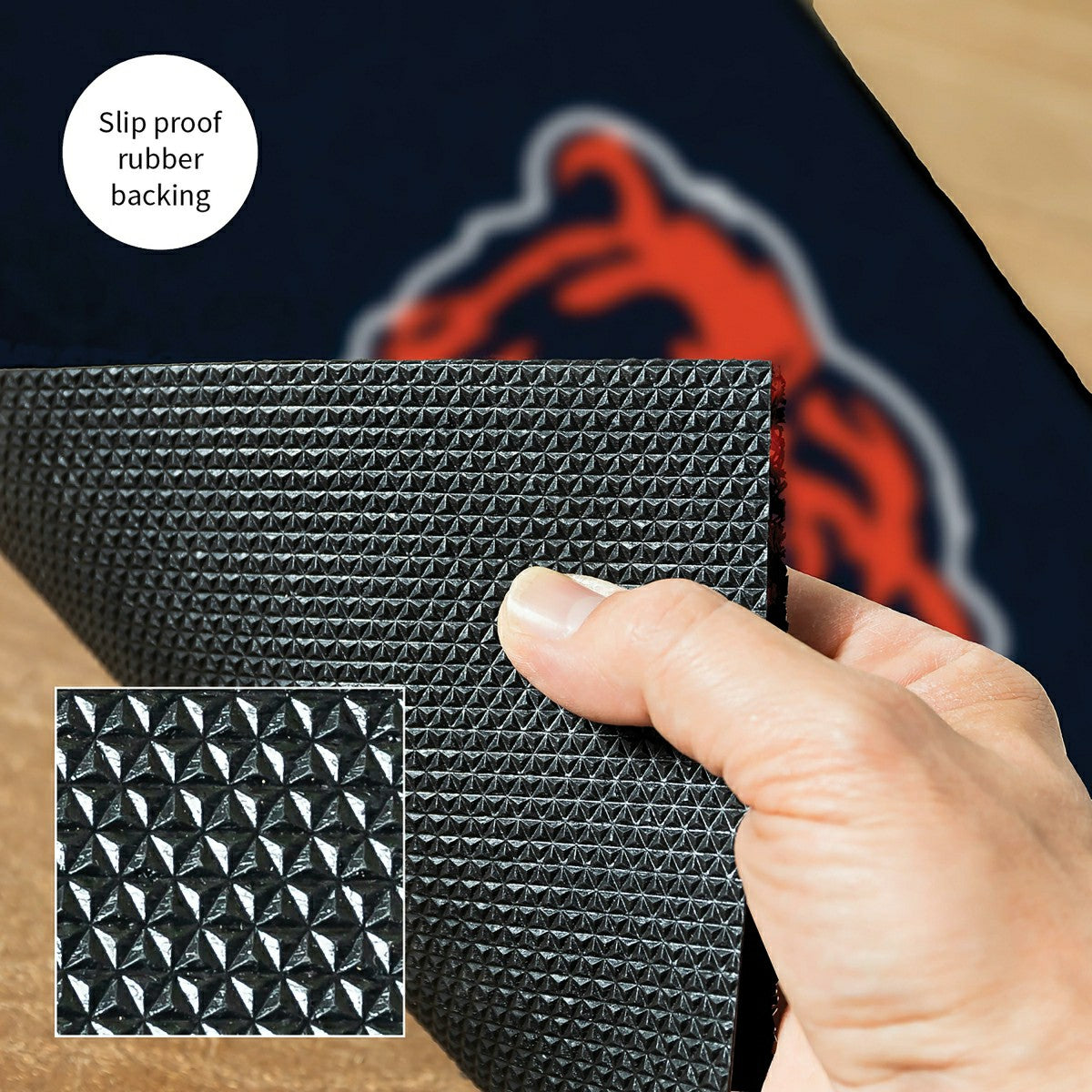 Full Color PVC Mat, 16" x 28", Chicago Bears, NFL