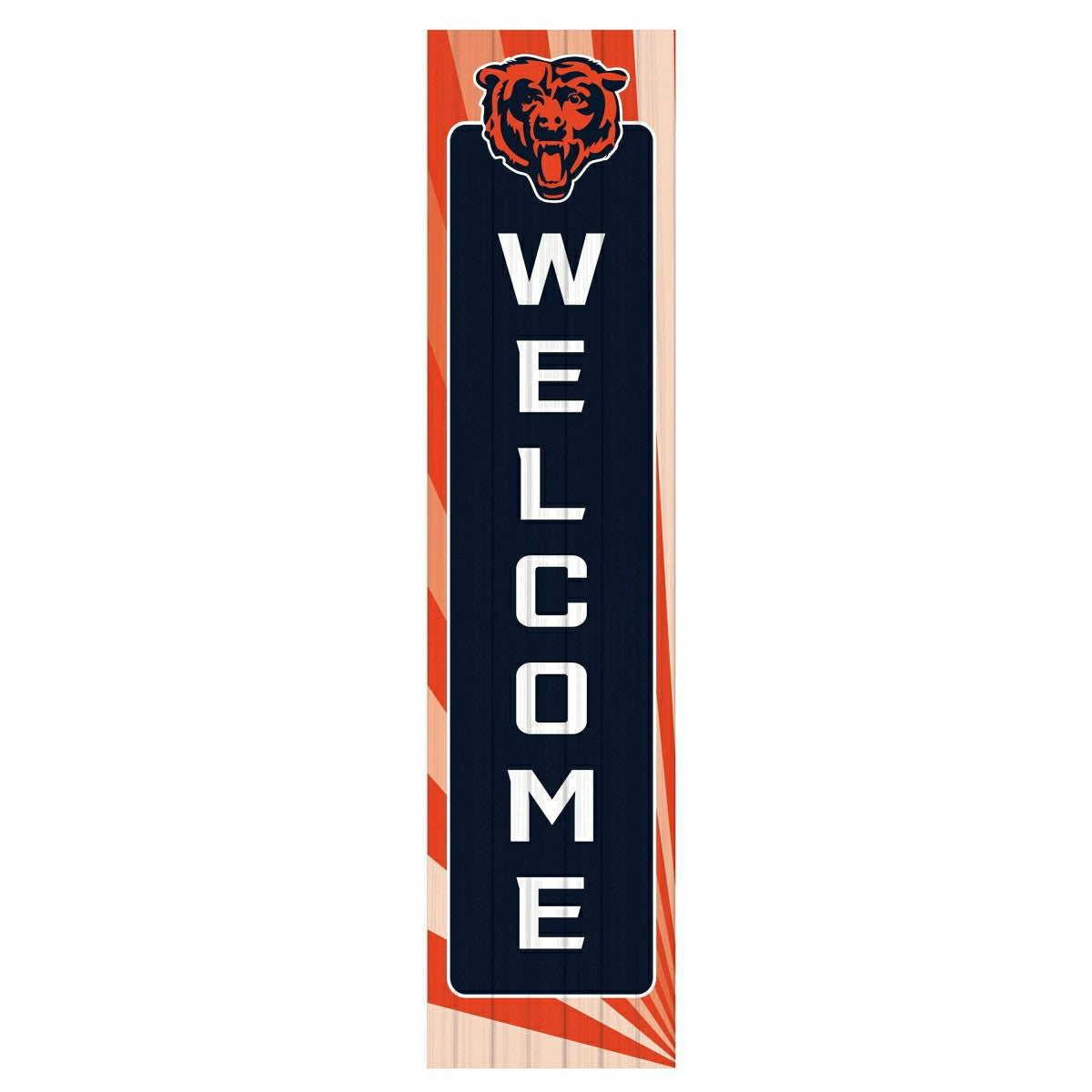 Chicago Bears Summer Seasonal Single Sided Large Leaner, 46", NFL, Home