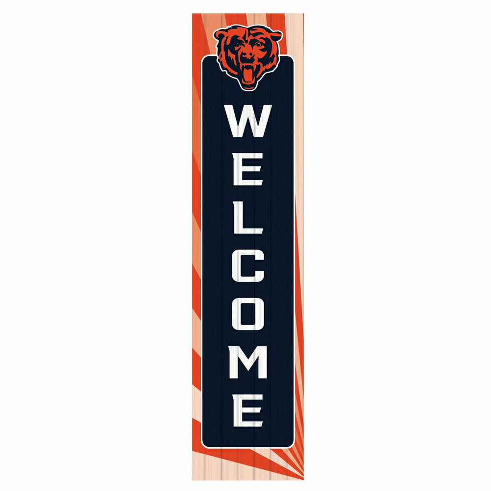 Chicago Bears Summer Seasonal Single Sided Large Leaner, 46", NFL, Home