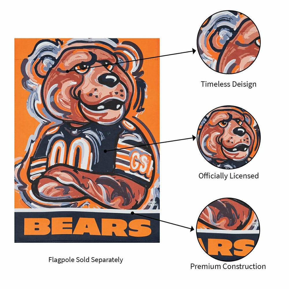 Chicago Bears, Suede GDN Justin Patten, NFL, Home