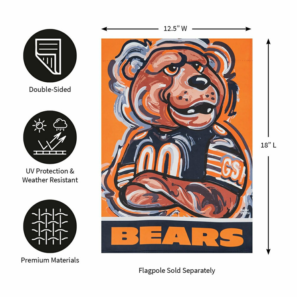 Chicago Bears, Suede GDN Justin Patten, NFL, Home
