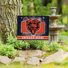 Chicago Bears Yard Sign, Patriotic, NFL, Home