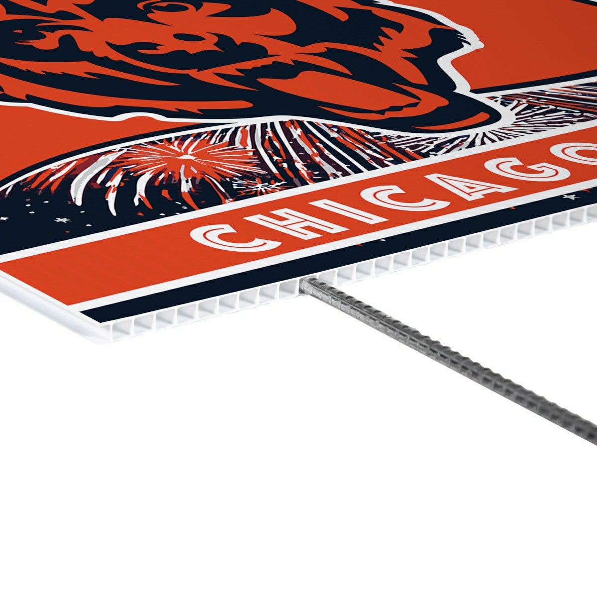 Chicago Bears Yard Sign, Patriotic, NFL, Home