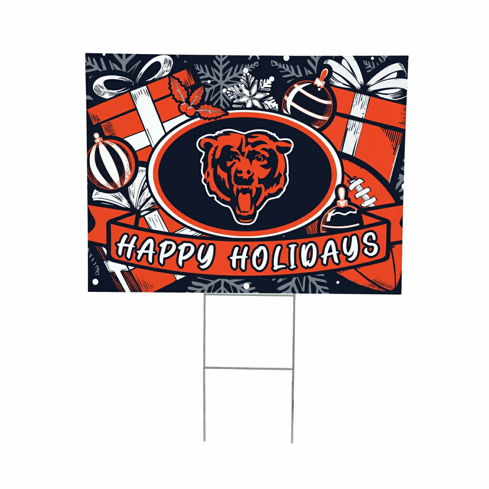 Chicago Bears Yard Sign, Holiday, NFL, Home