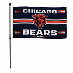 Chicago Bears Single Sided Estate Flag with 2 Grommets, 3'x5', NFL, Home