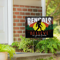 Cincinnati Bengals Yard Sign, Bigfoot, NFL, Home