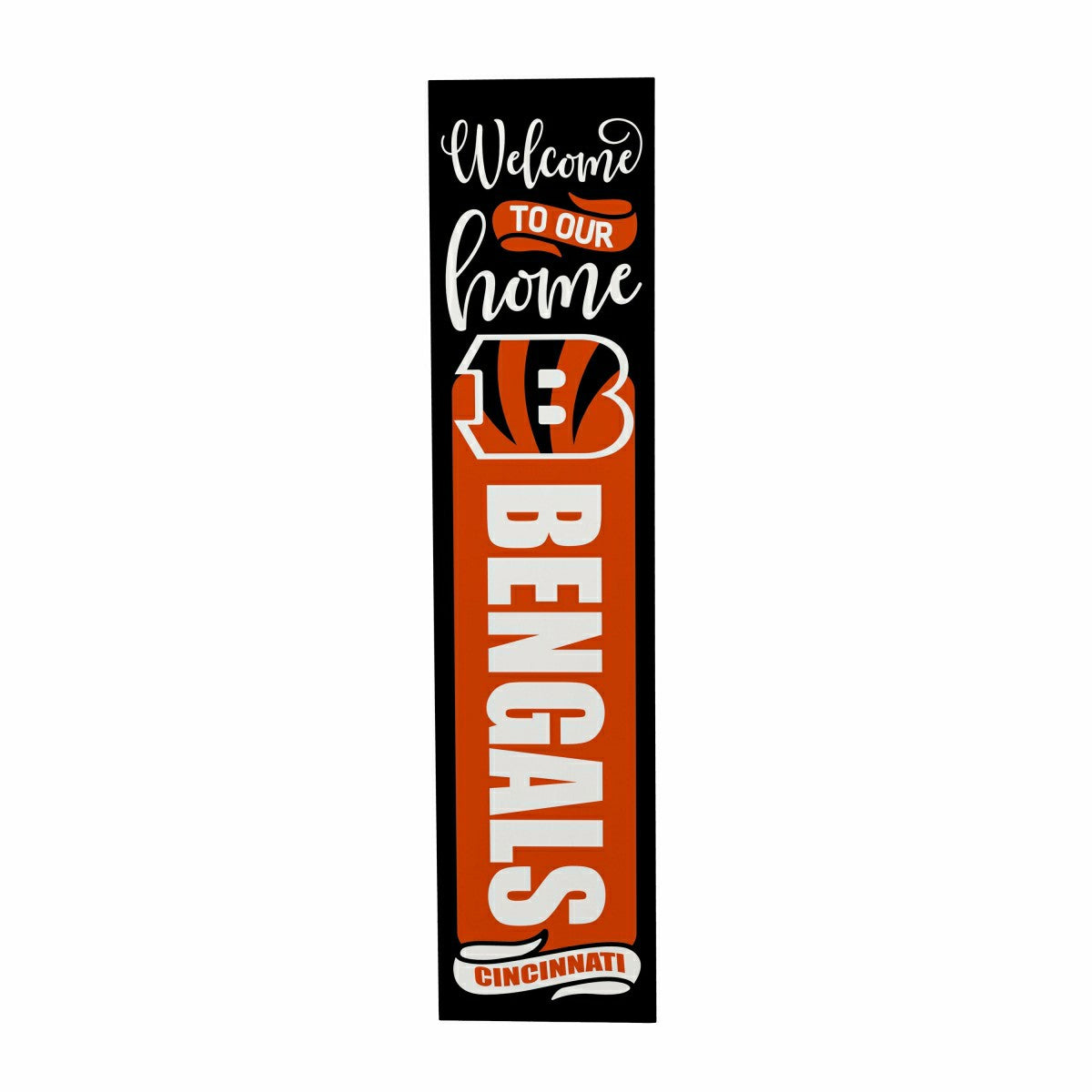 Cincinnati Bengals 47" Double Sided Leaner, Halloween, NFL, Home