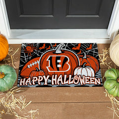 Cincinnati Bengals Halloween PVC Mat, 28"x16", NFL