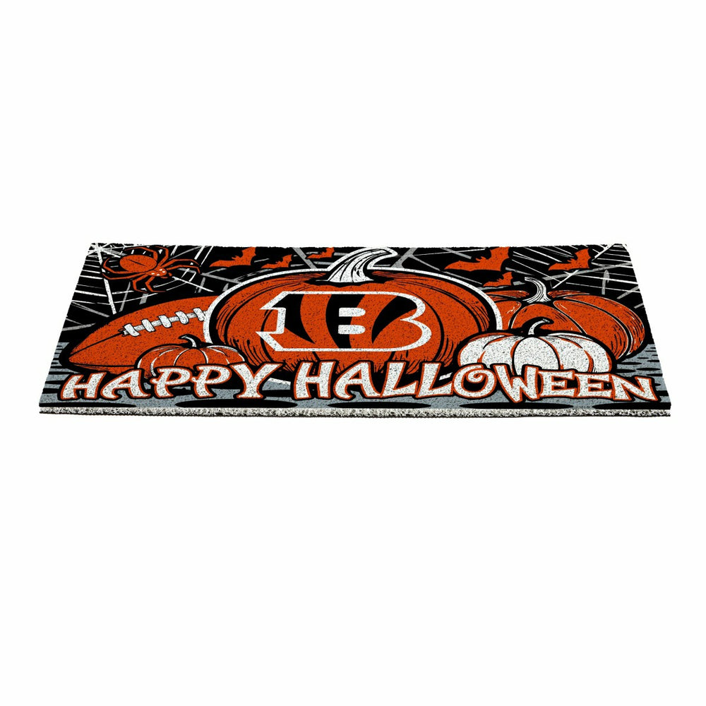 Cincinnati Bengals Halloween PVC Mat, 28"x16", NFL